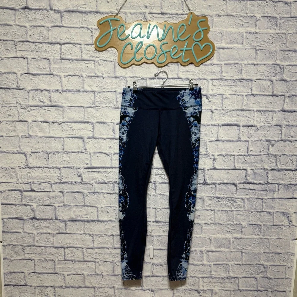 Alo Yoga Airbrush Leggings in Dark Crystal Navy blue